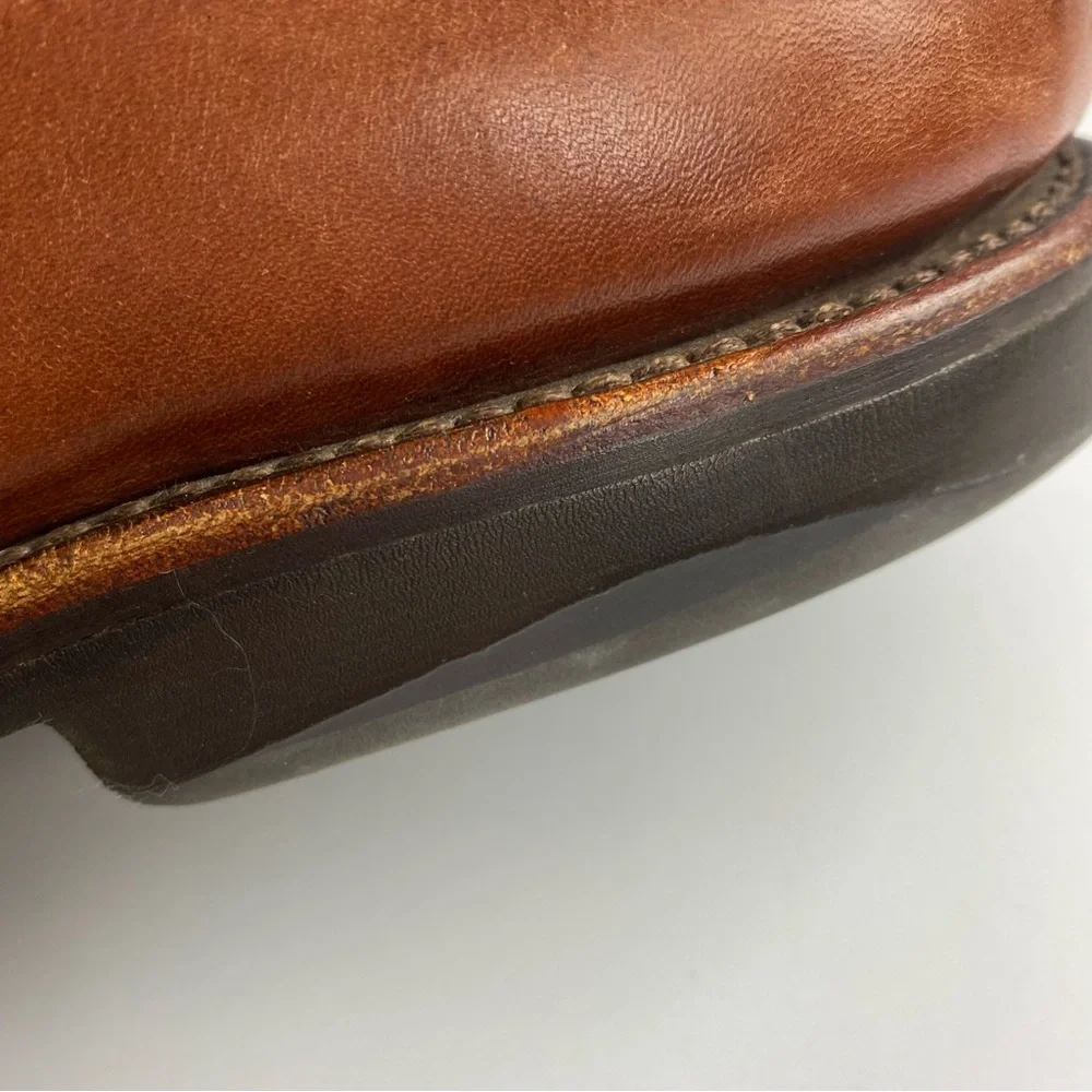 Allen Edmonds‎ Shoes 11 B Mens Brown Stockbridge Split Toe Leather Oxford